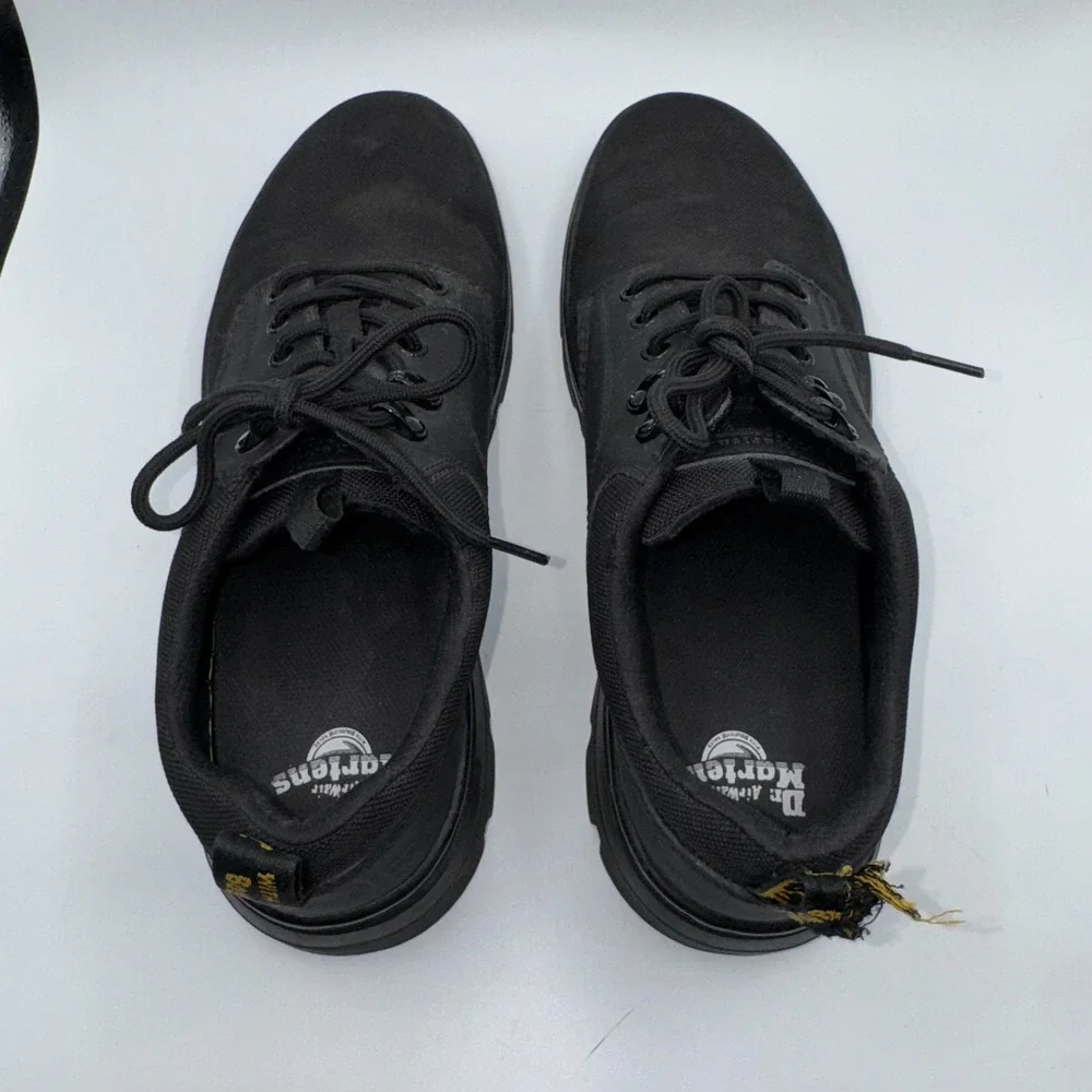 Dr. Martens Reeder Mens Utility Shoes US 13 Black Leather Rugged Sole‎ Lace Up